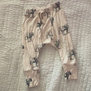 Bulldog Panda pants SZ 12-18 months